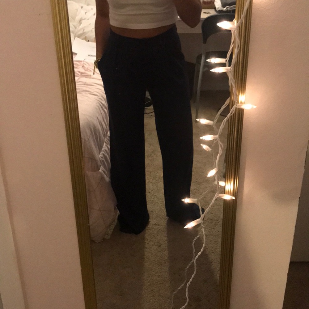 Navy trousers